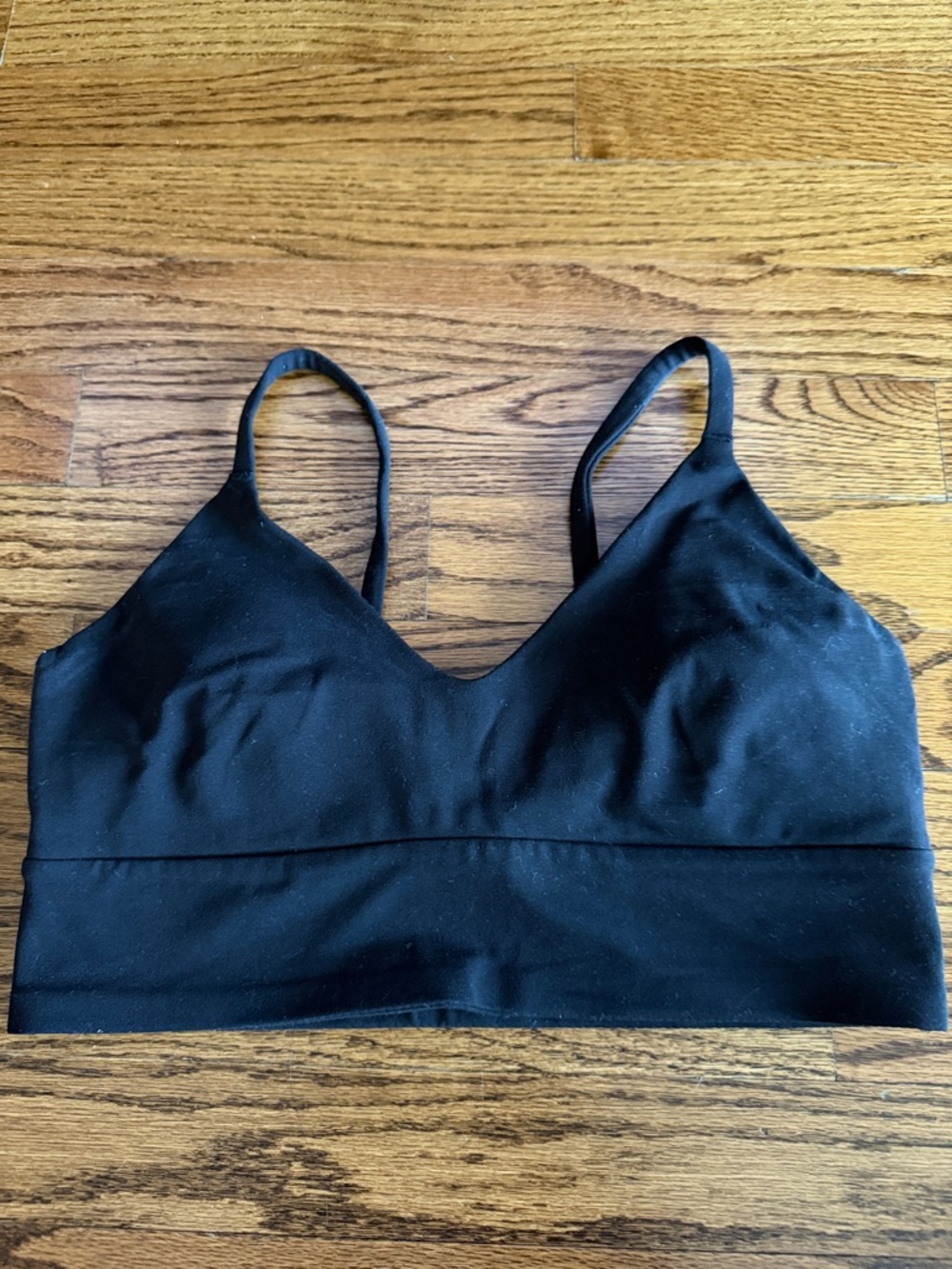 lululemon athletica Black V-Neck Lightweight Bralette